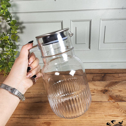 Limon Glass Pitcher & Jug 1.5L (With Steel Cap)!
