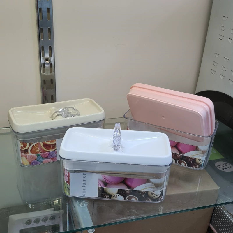 Limon Sarina Canister Jar with Thumb Lid (Rectangular)