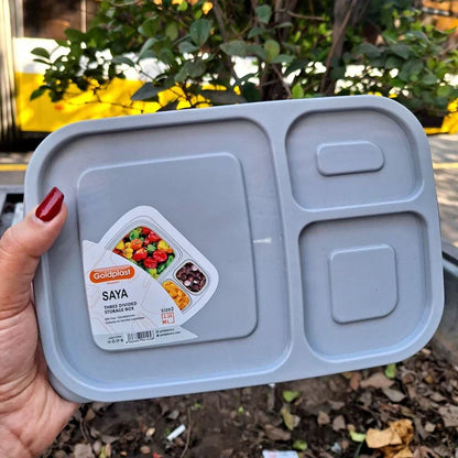 Student Lunch Box 3-Sections 1.15 Liter (Saya)!