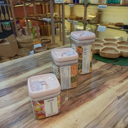Limon Acrylic Thumb Canisters and Storage Jars (Square)